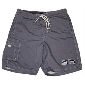 NFL Team Apparel Seahawks Swim Trunks - L